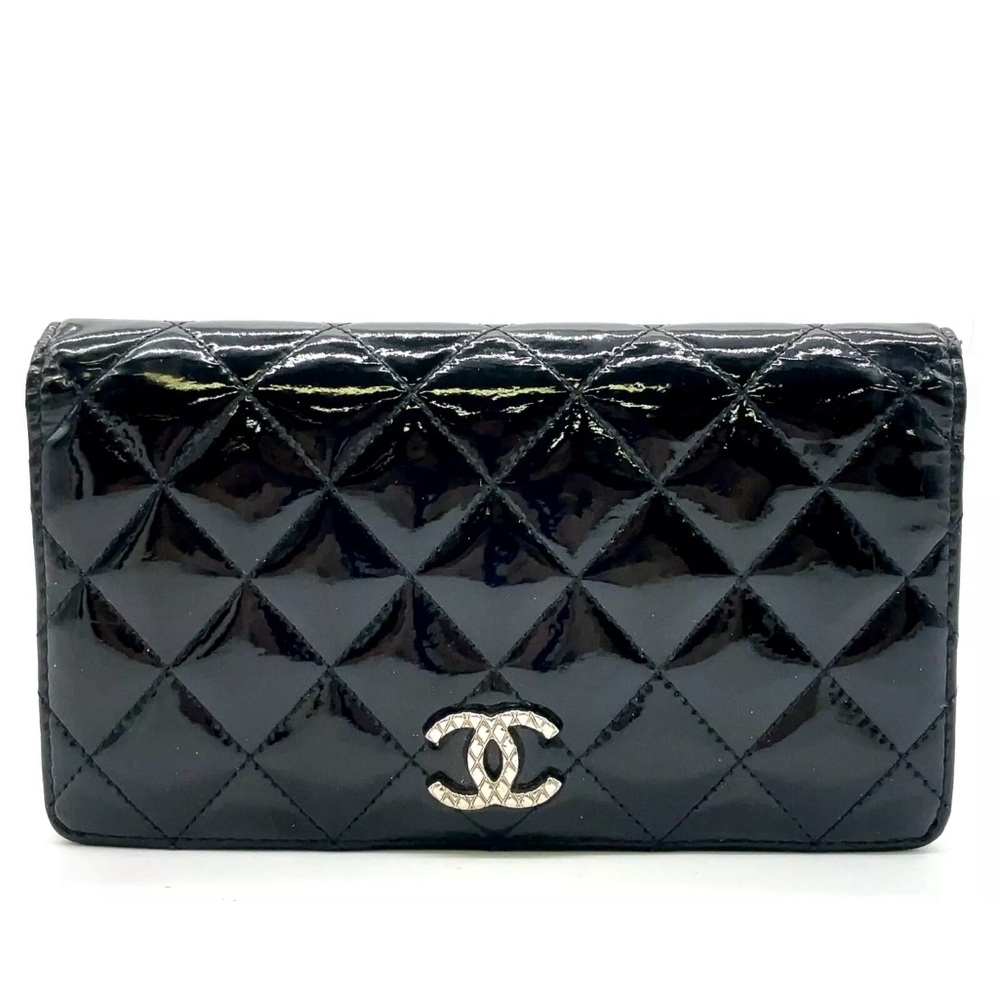 Chanel Black Quilted Wallet